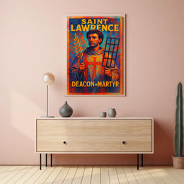 Saint Lawrence Deacon And Martyr Poster