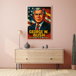George W Bush 43Rd President Poster Wall Art Decor