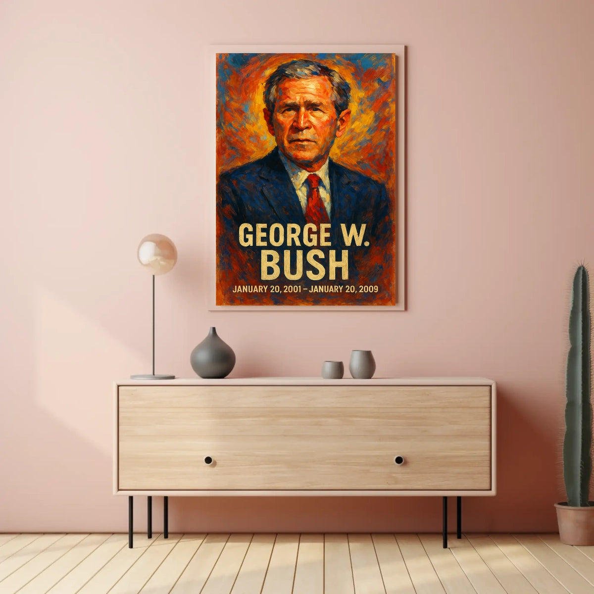 George W. Bush Presidential Tenure Poster