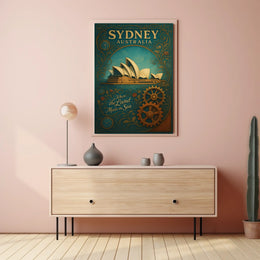 Sydney, Australia Where the Land Meets the Sea Poster