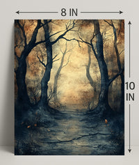 Enchanted Forest Pathway Poster