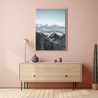 Majestic Snow-Covered Mountains National Park Poster