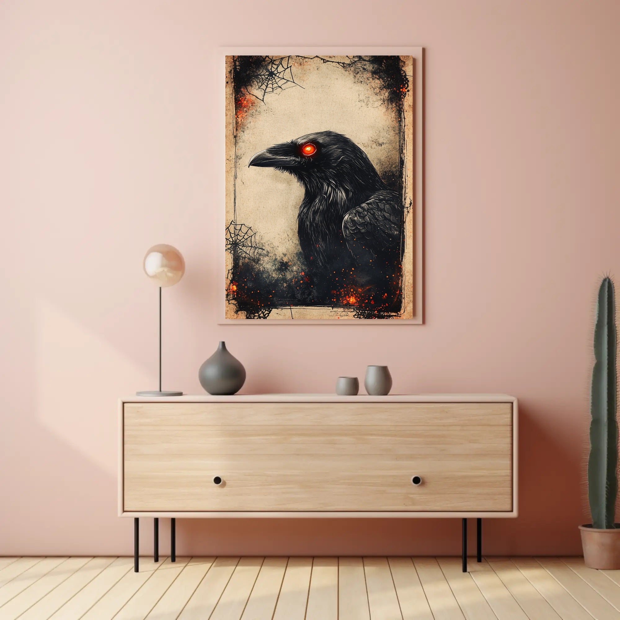 The Enigmatic Raven Poster