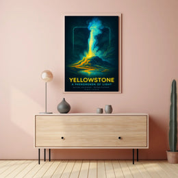 Yellowstone A Phenomenon of Light Poster