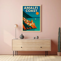 Amalfi Coast A Scenic Escape Poster