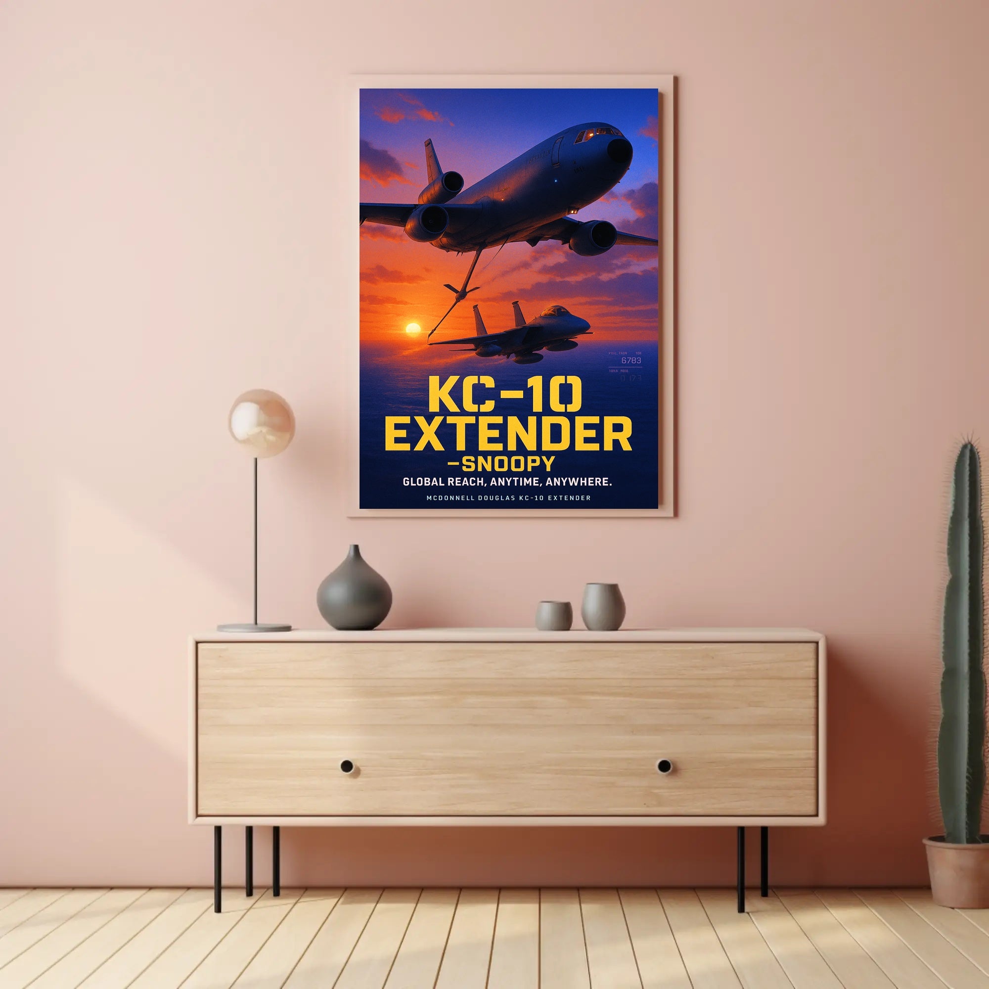 KC-10 Extender Snoopy Poster PosterGoat
