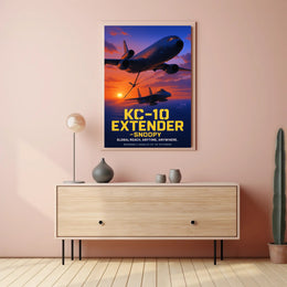 KC-10 Extender Snoopy Poster PosterGoat