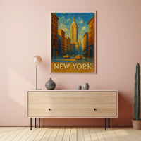New York Cityscape Poster