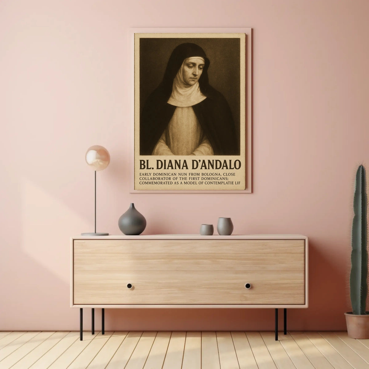 Bl. Diana DAndalo Model Of Poster