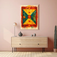 Vibrant National Colors Poster