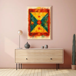 Vibrant National Colors Poster