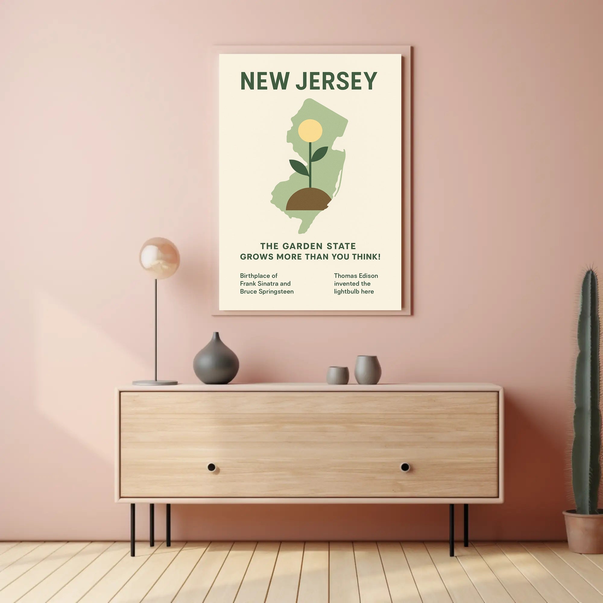 New Jersey The Garden State Poster
