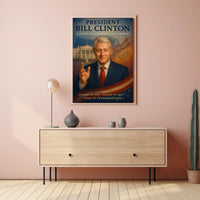 Bill Clinton Years Of Transformation Poster