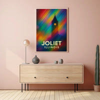 Joliet Cityscape Impressionism Wanderlust Poster