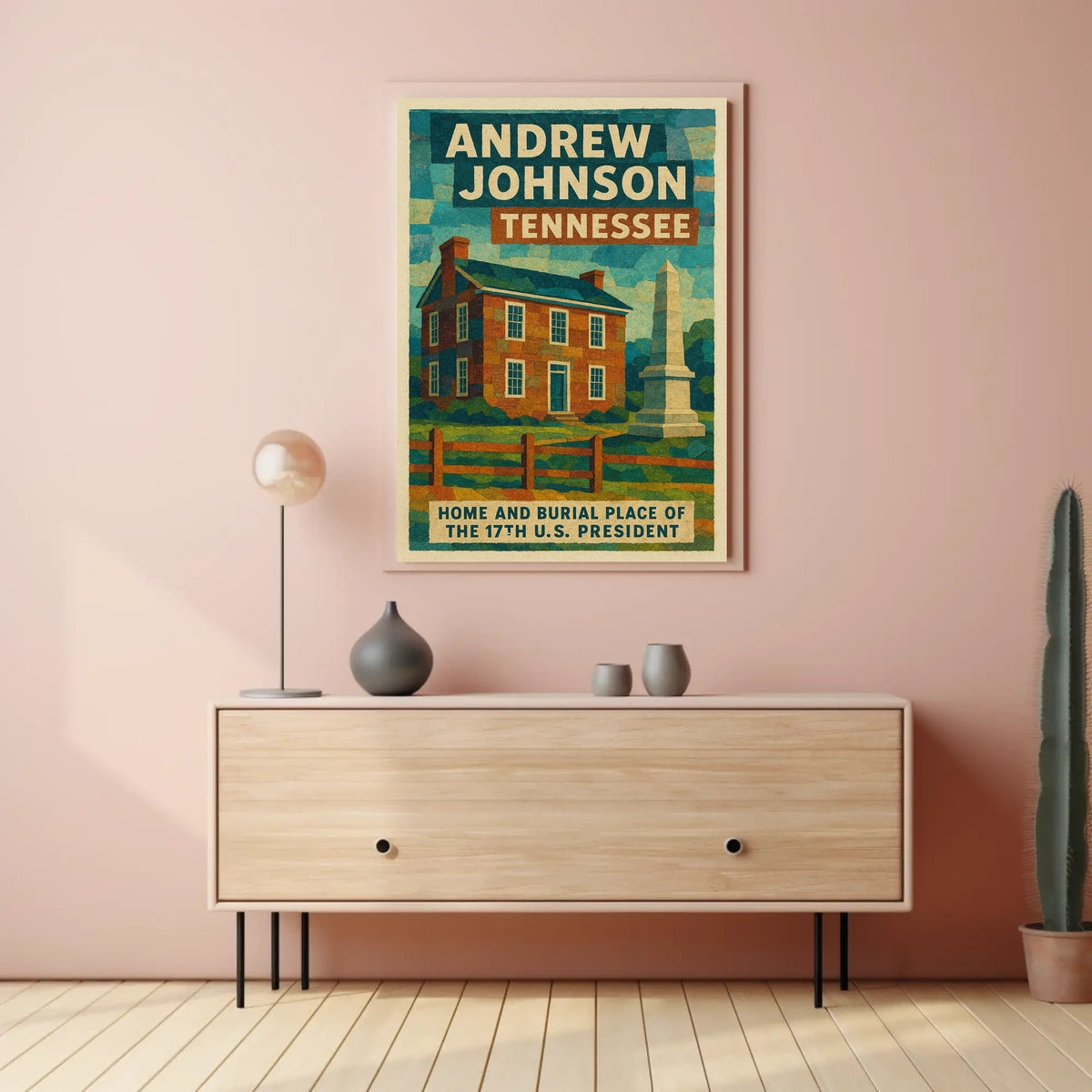 Andrew Johnson 17Th President Poster