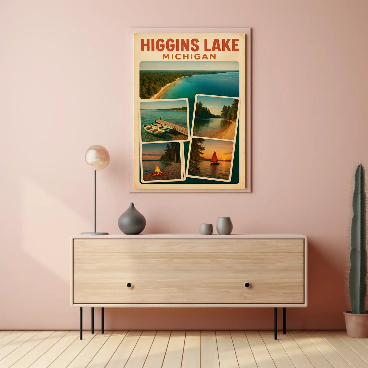 Higgins Lake Michigan Poster