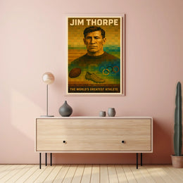 Jim Thorpe The Iconic Athlete Poster