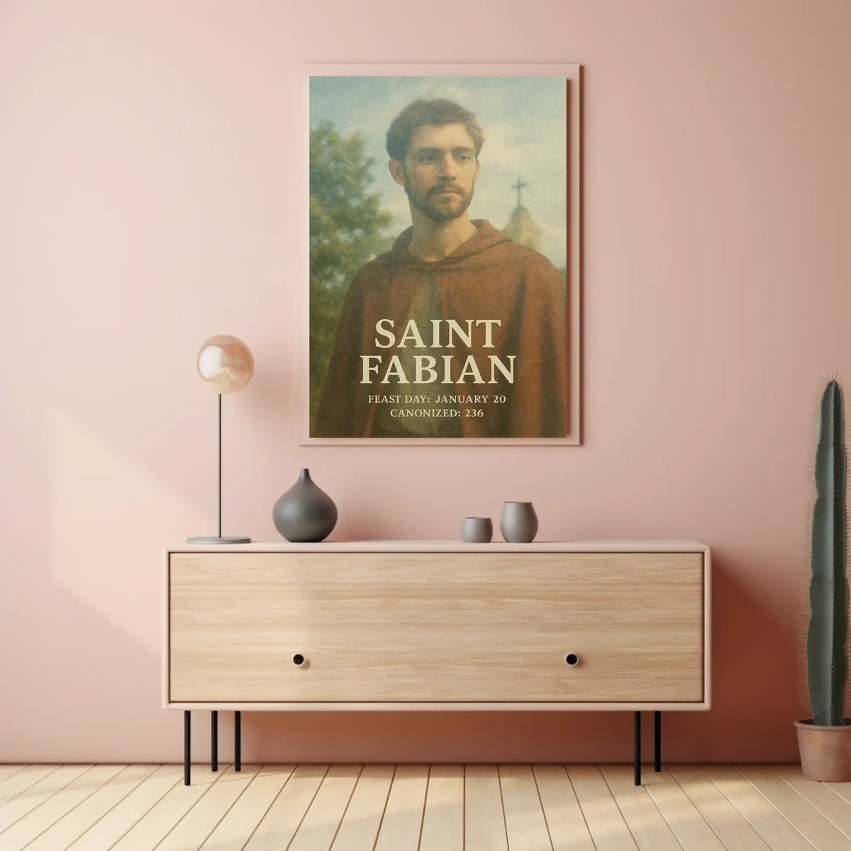 Saint Fabian Poster