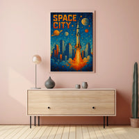 Space City Adventure Poster