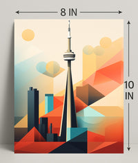 Geometric Skyline Poster