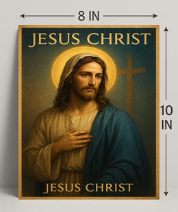Jesus Christ Wall Art Vintage Print PosterGoat