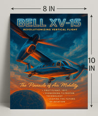 Bell XV-15 Revolutionizing Vertical Flight Poster PosterGoat
