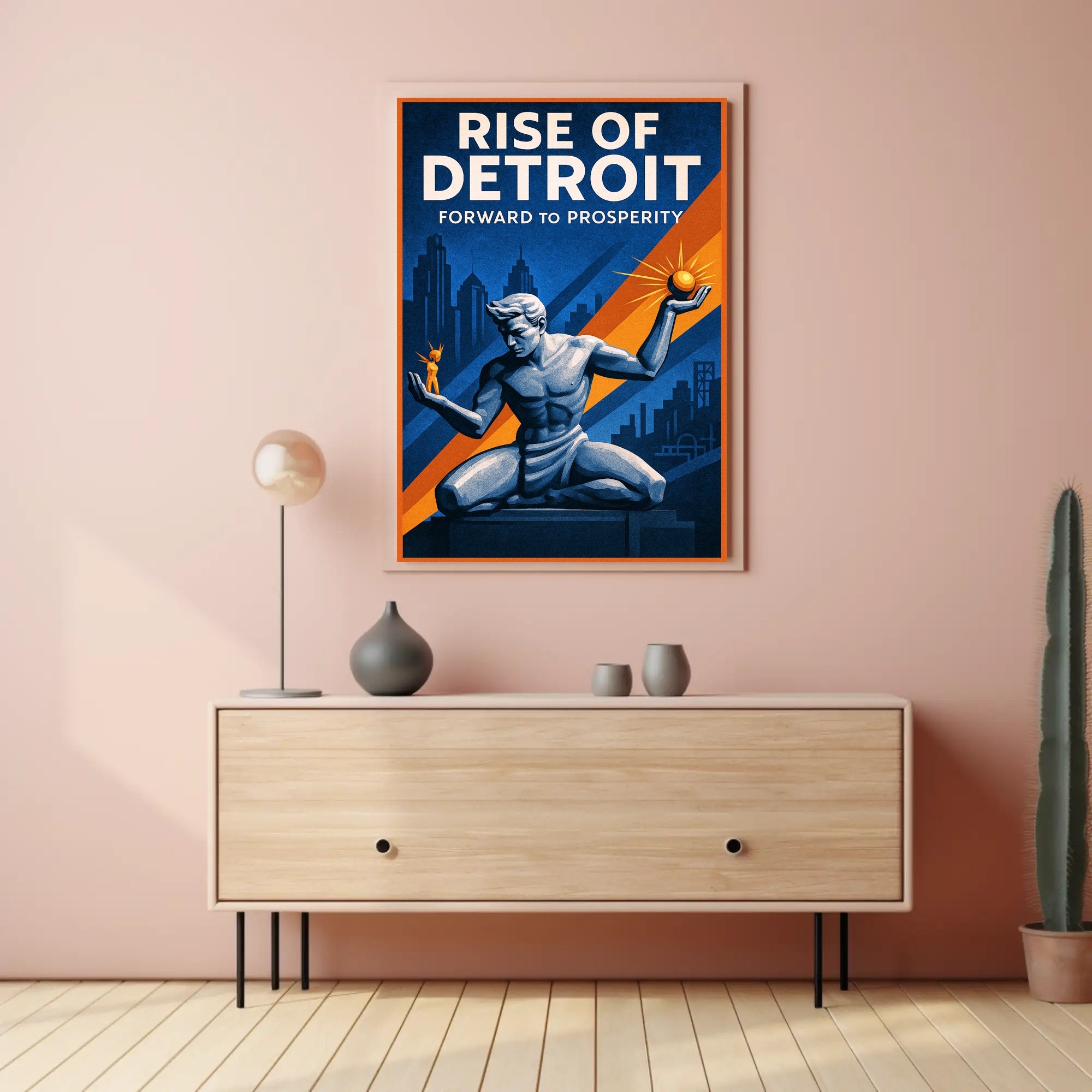Rise of Detroit Poster PosterGoat
