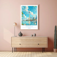 Toronto Cityscape Poster