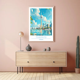 Toronto Cityscape Poster