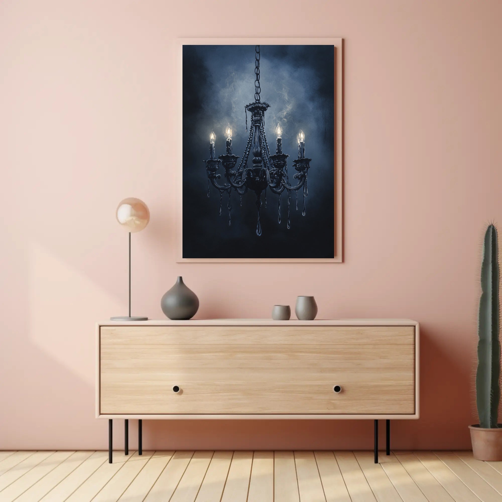 Ethereal Chandelier Poster
