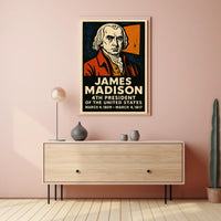 James Madison 4th President Poster
