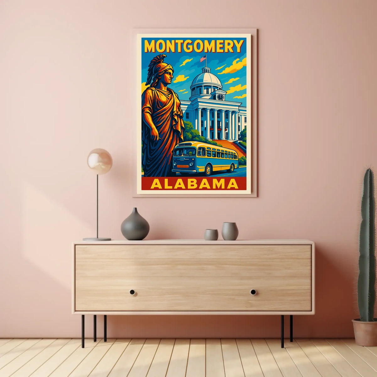 Montgomery, Alabama Poster