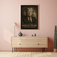 Trump 47th Presidency Portrait Patriotic Poster