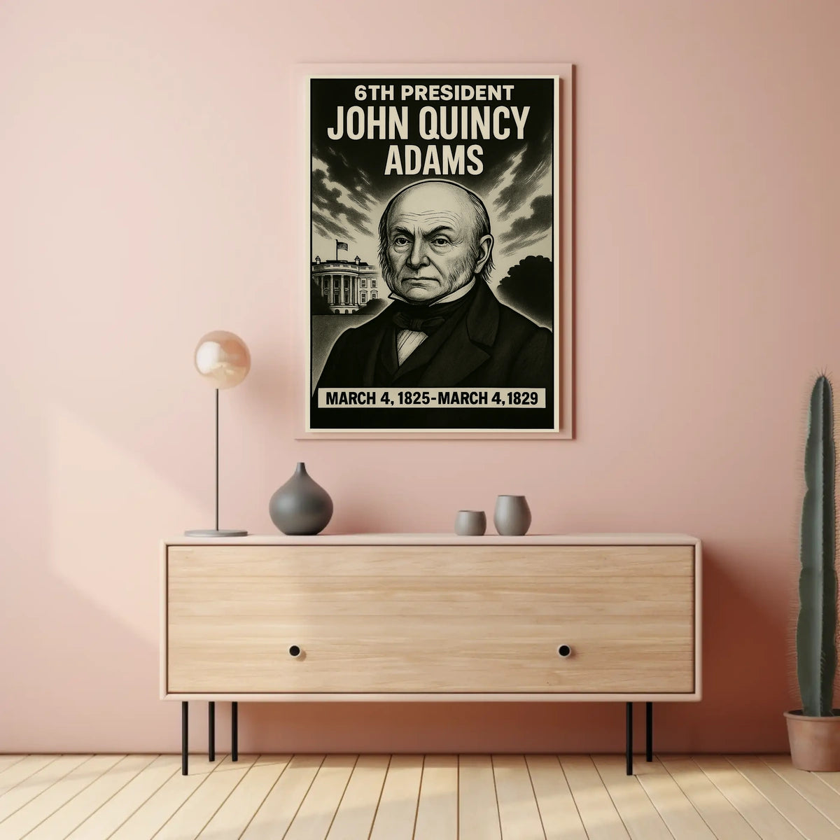 John Quincy Adams 6Th President Poster