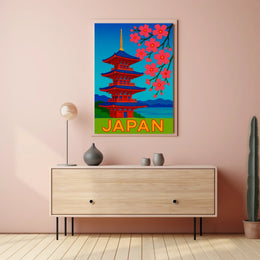 Japan Cultural Harmony Poster