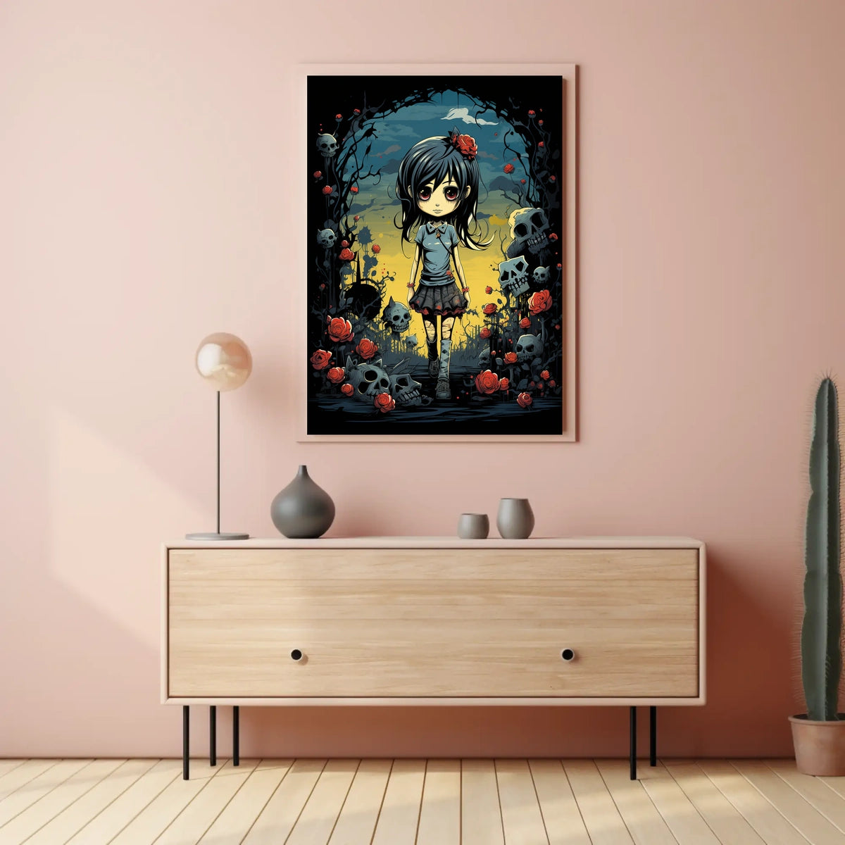 Gothic Garden Stroll Poster