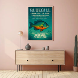 Meet the Colorful Bluegill Poster