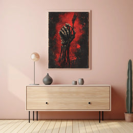 Macabre Dark Scene Artistic Poster