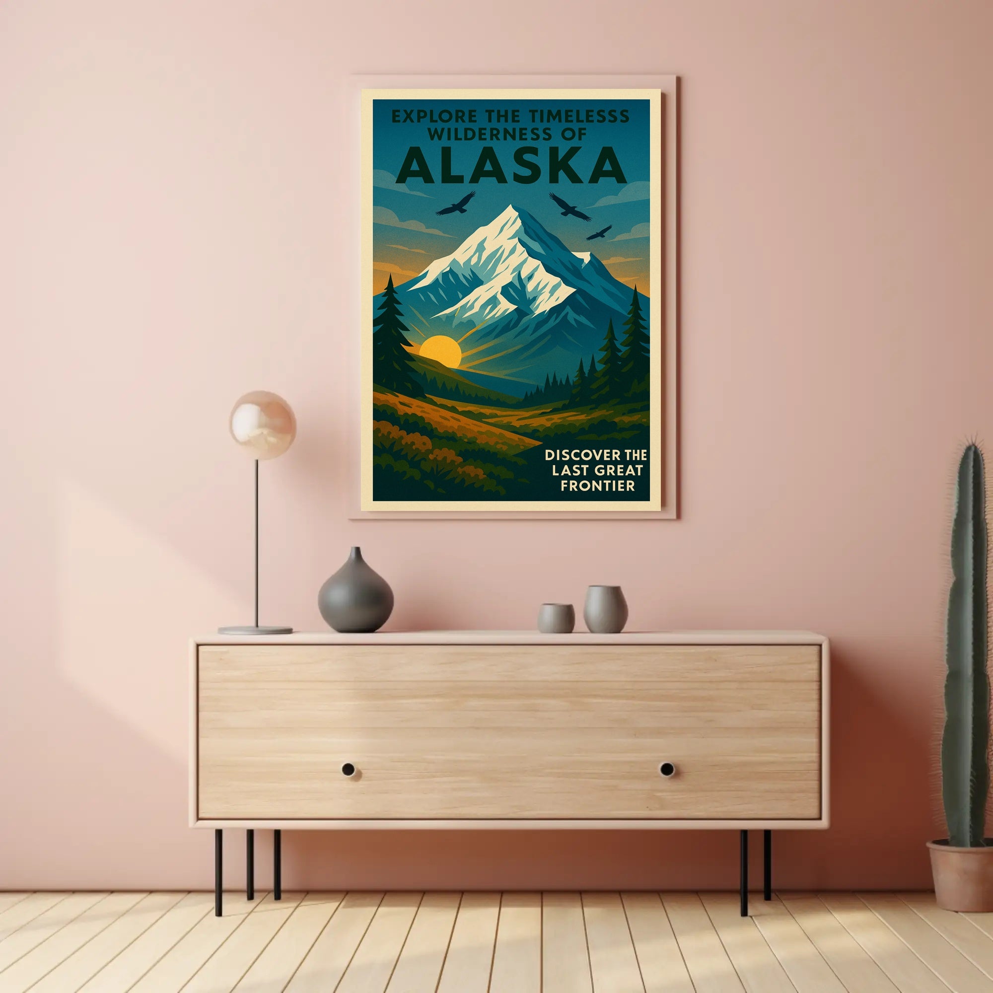 Explore The Wilderness Of Alaska Poster PosterGoat