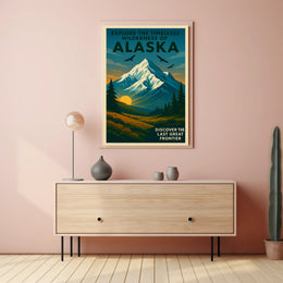 Explore The Wilderness Of Alaska Poster PosterGoat