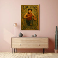 Jim Thorpe Legendary Athlete Poster