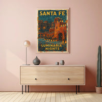 Santa Fe Luminaria Nights Poster