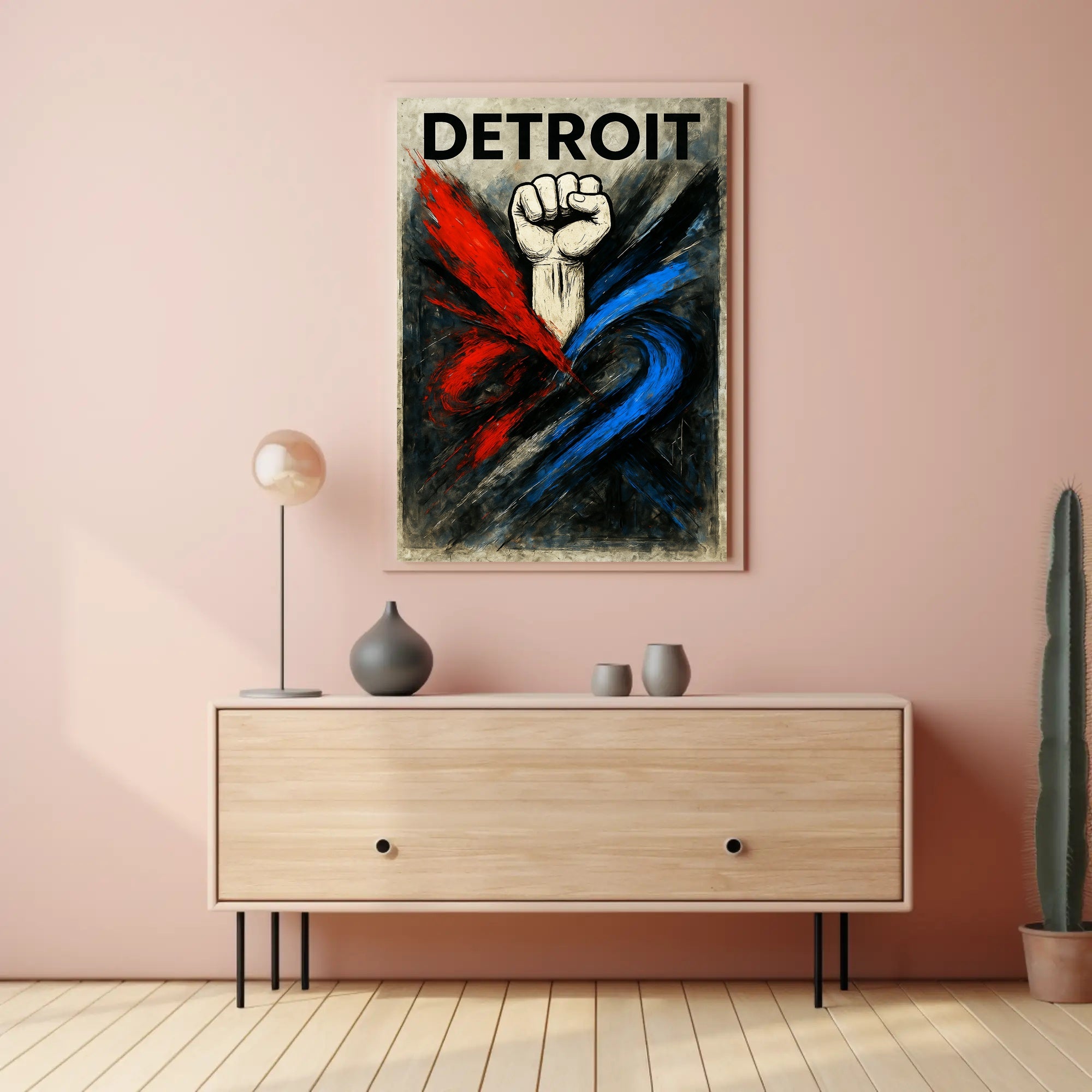 Detroit - Power and Unity Poster PosterGoat