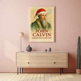 John Calvin Christmas Edition Historical or Presidential Poster