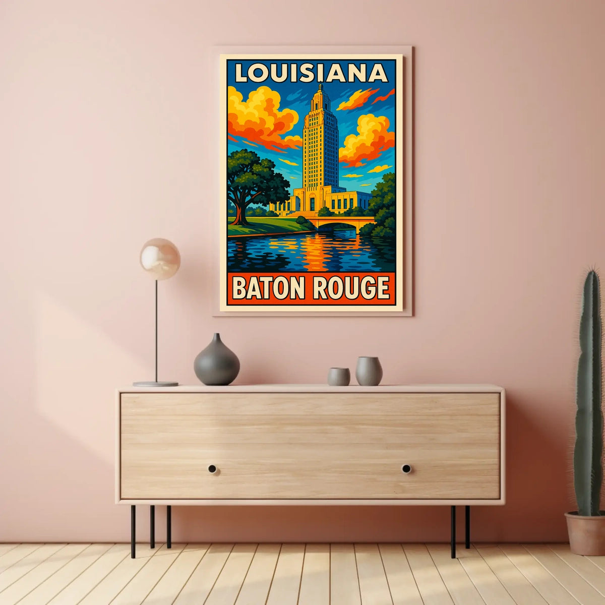 Louisiana State Capitol in Baton Rouge Poster