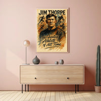 Jim Thorpe Legendary Athlete Tribute Jim Thorpe Poster