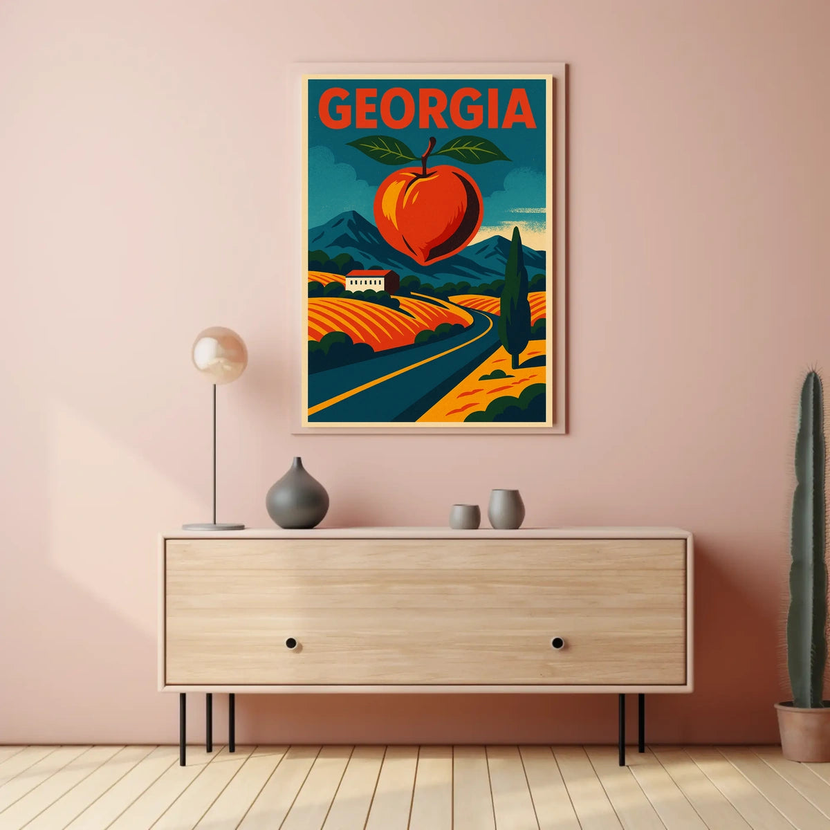 Georgia Peach Poster