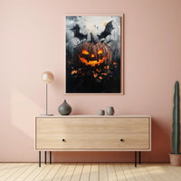 Spooky Jack-O-Lantern Poster
