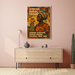 African Burial Ground Memorial Poster