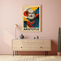 Aristotle Abstract Tribute Abstract Poster